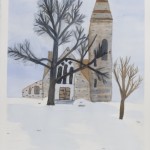 Watercolor Church