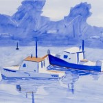 Watercolor Boats